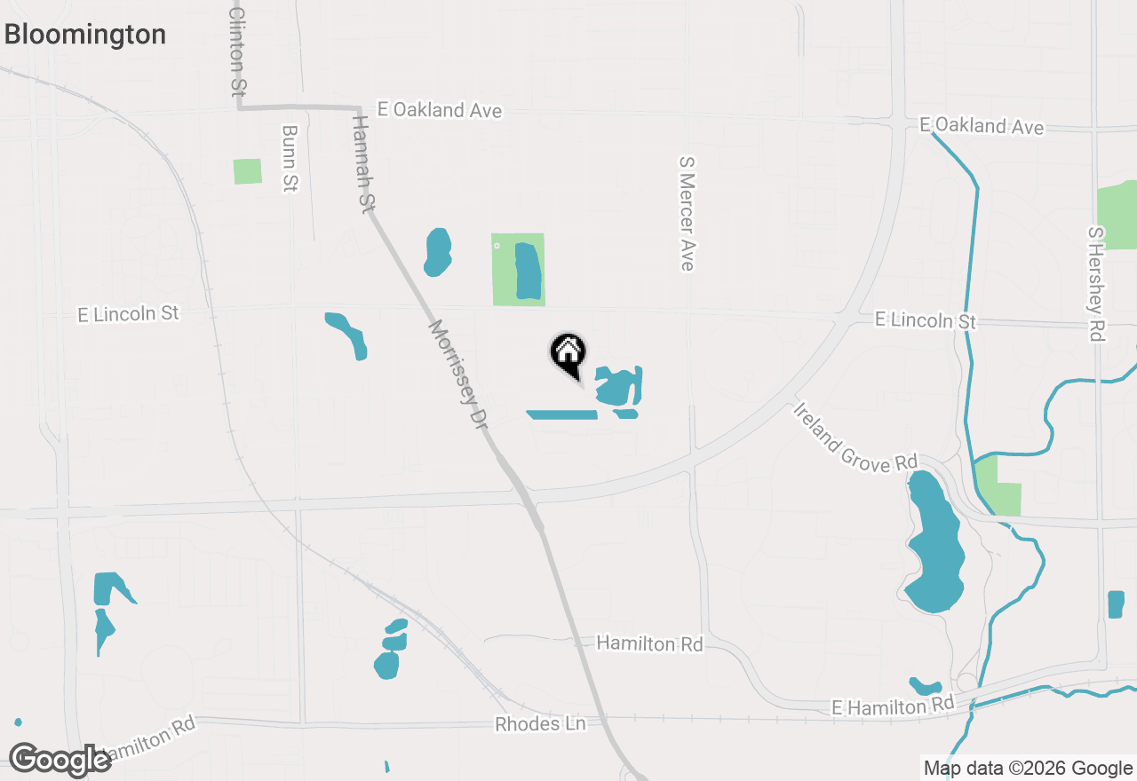 Map of 1826 E Lafayette Street, Bloomington, IL 61701