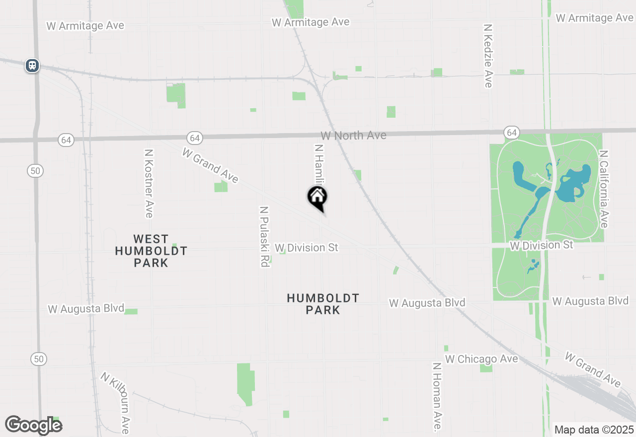 Map of 3800 W Grand Avenue, Chicago, IL 60651