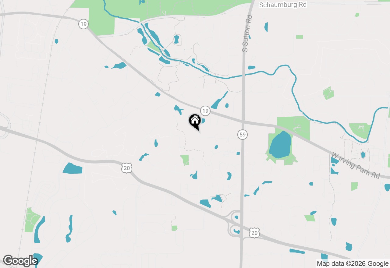 Map of 1102 Dennis Lane, Elgin, IL 60120