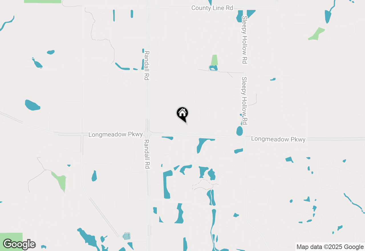 Map of 1101 Waterford Street, Algonquin, IL 60102