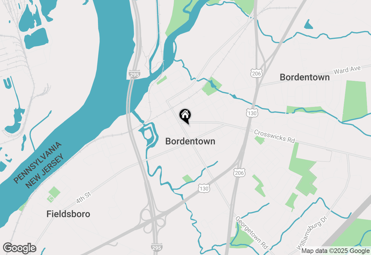 Map of 325 Farnsworth Avenue #4, Bordentown, NJ 08505