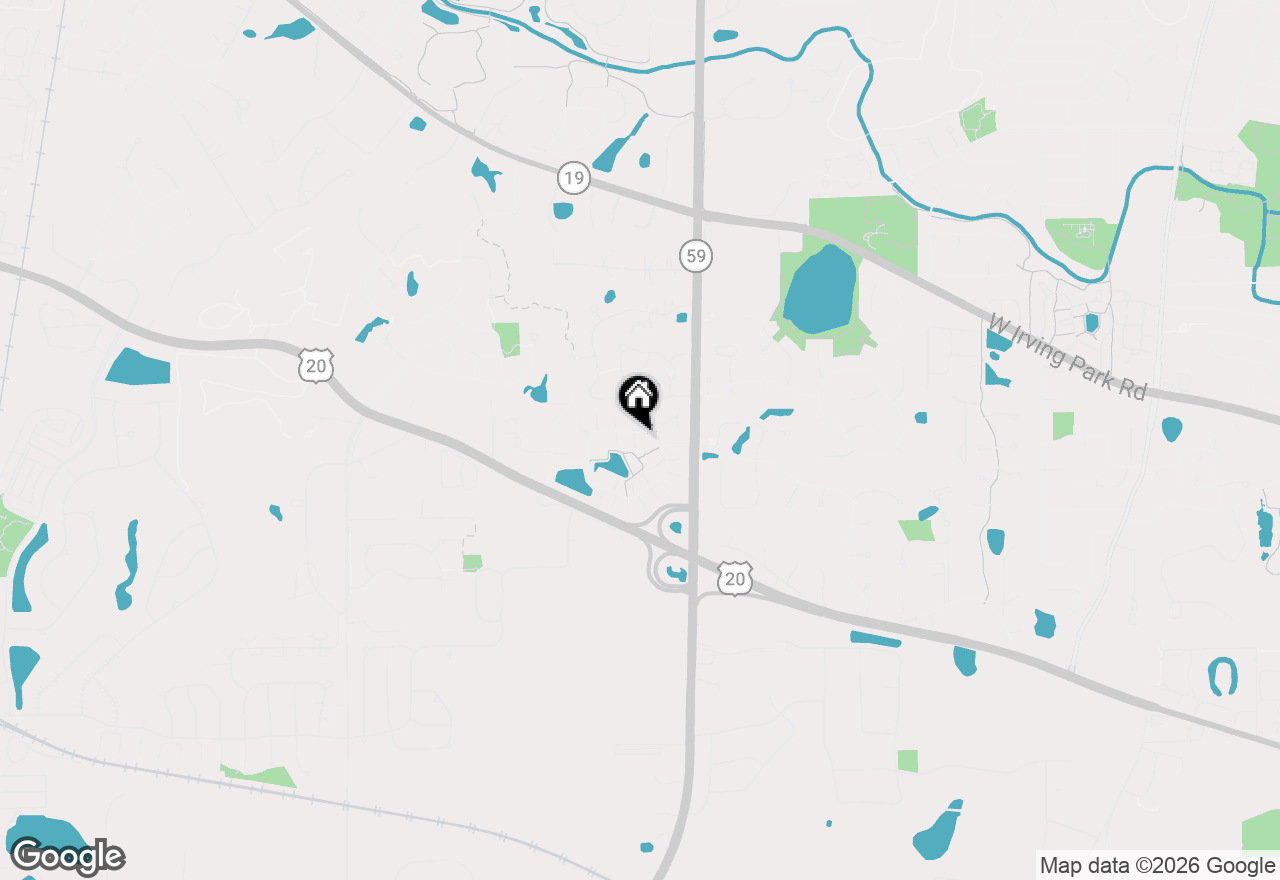 Map of 129 Southwicke Drive #B, Streamwood, IL 60107