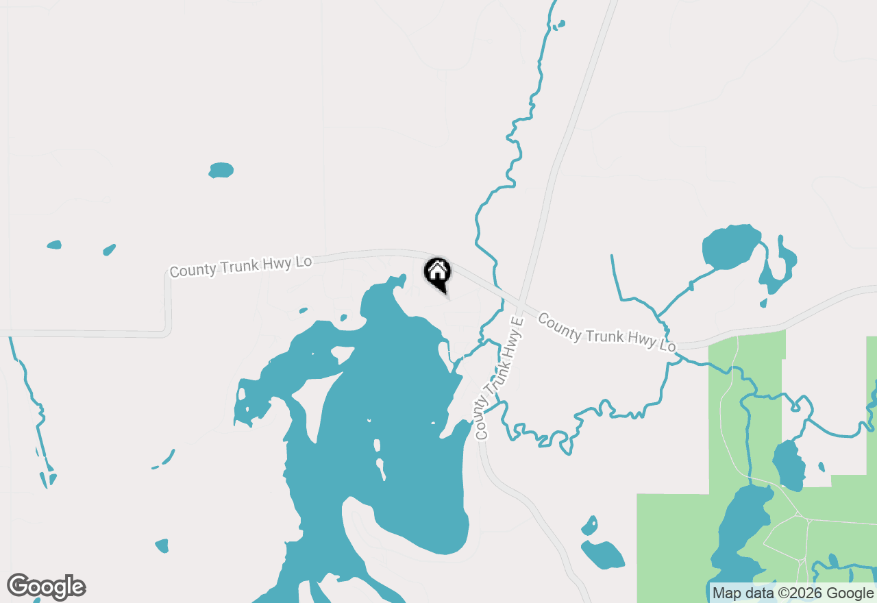 Map of S102W34652 Lower Clarks Park Rd, Eagle, WI 53119