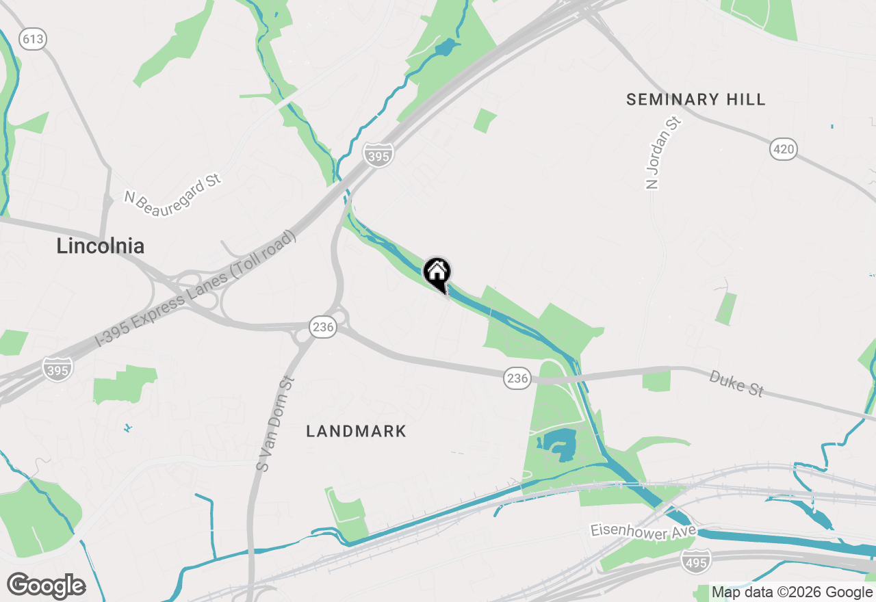 Map of 5300 Holmes Run Parkway #615, Alexandria, VA 22304