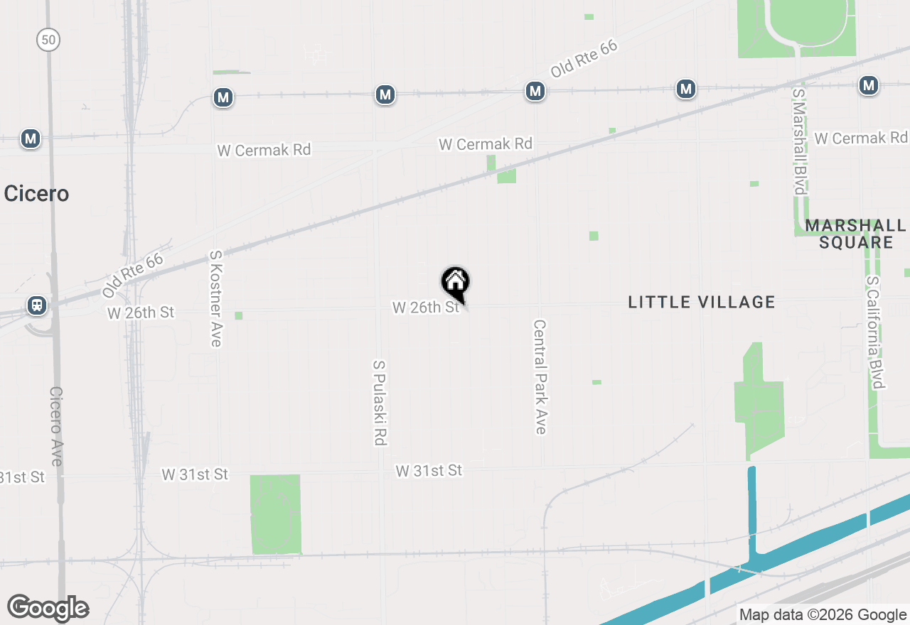 Map of 3801 W 26th Street #201, Chicago, IL 60623