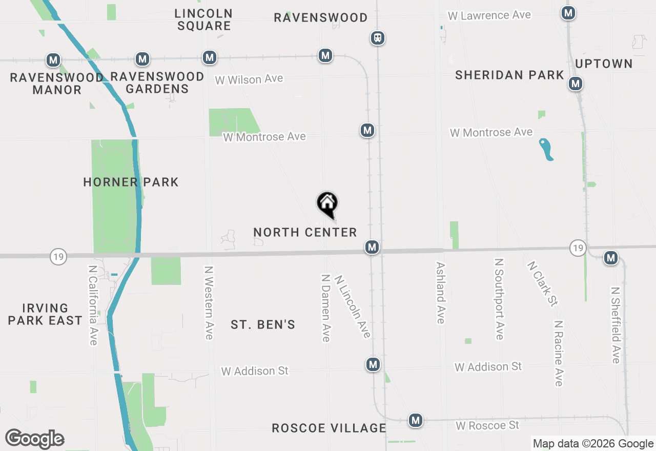 Map of 4057 N Damen Avenue #2, Chicago, IL 60618