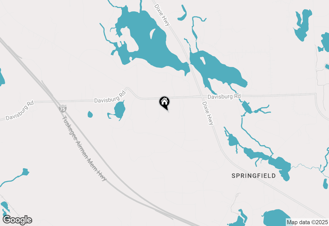 Map of 10075 Davisburg Road, Davisburg, MI 48350