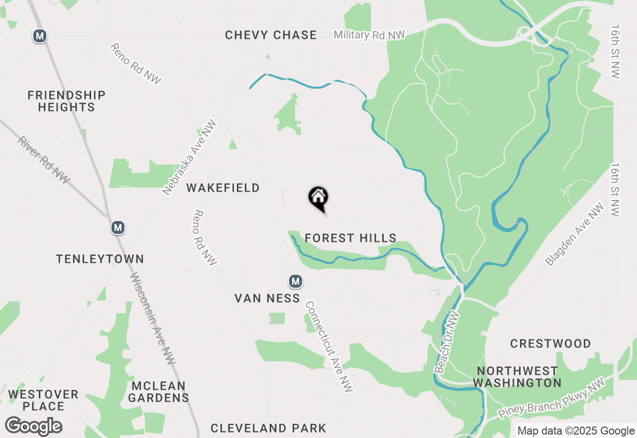 Map of 4516 30th Street Nw, Washington, DC 20008