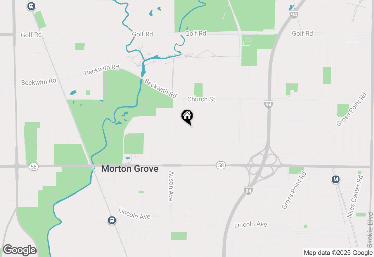Map of 9008 Marmora Avenue, Morton Grove, IL 60053