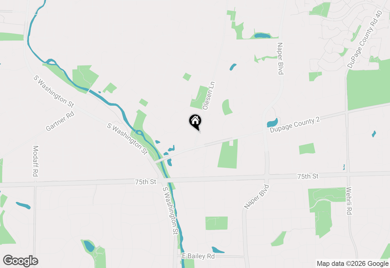 Map of 1196 Hobson Mill Drive, Naperville, IL 60540
