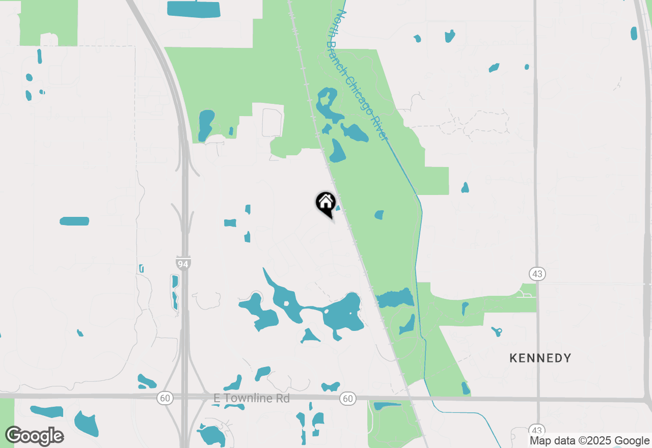 Map of 590 Academy Woods Drive, Lake Forest, IL 60045