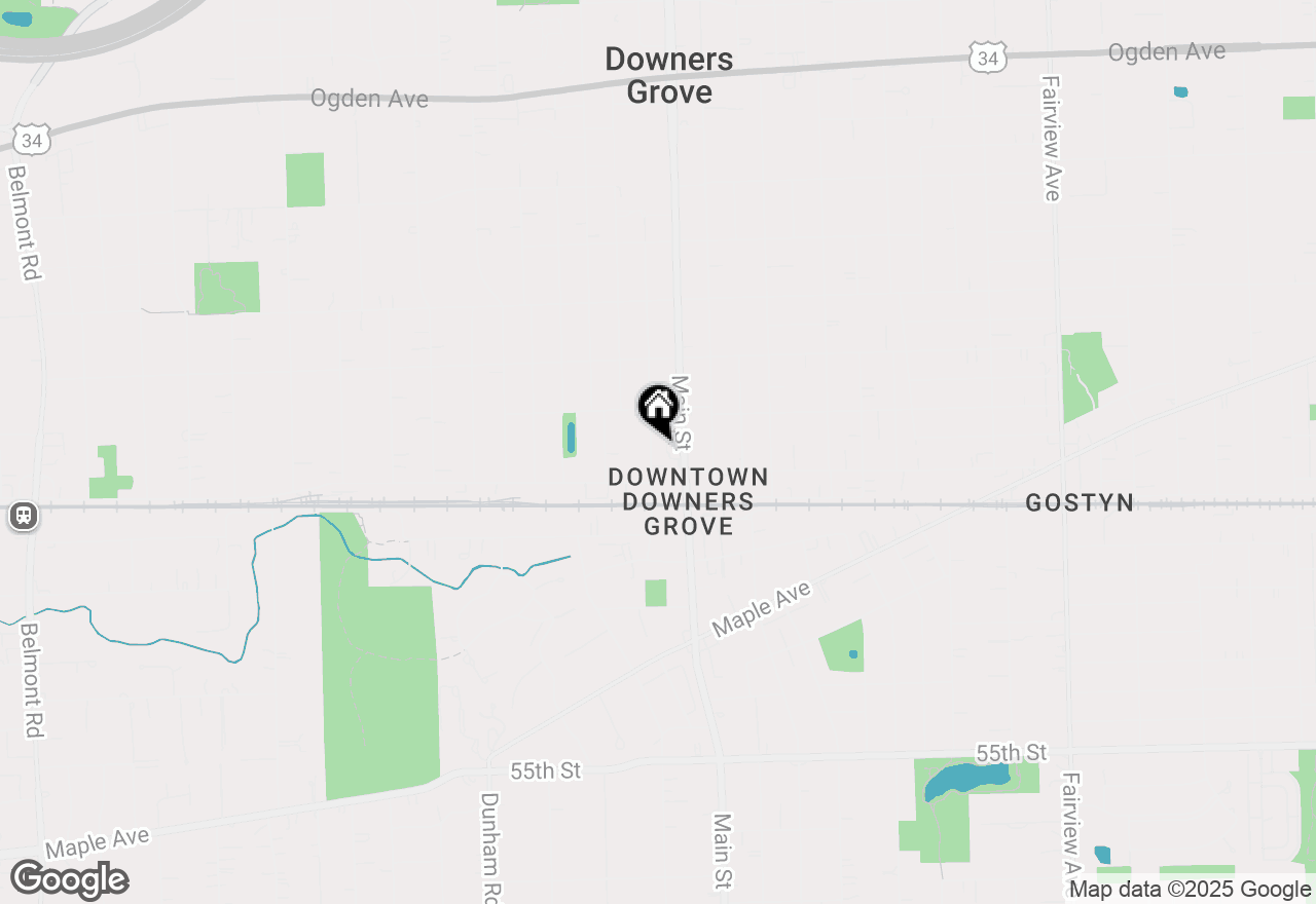 Map of 4929 Forest Avenue #4F, Downers Grove, IL 60515