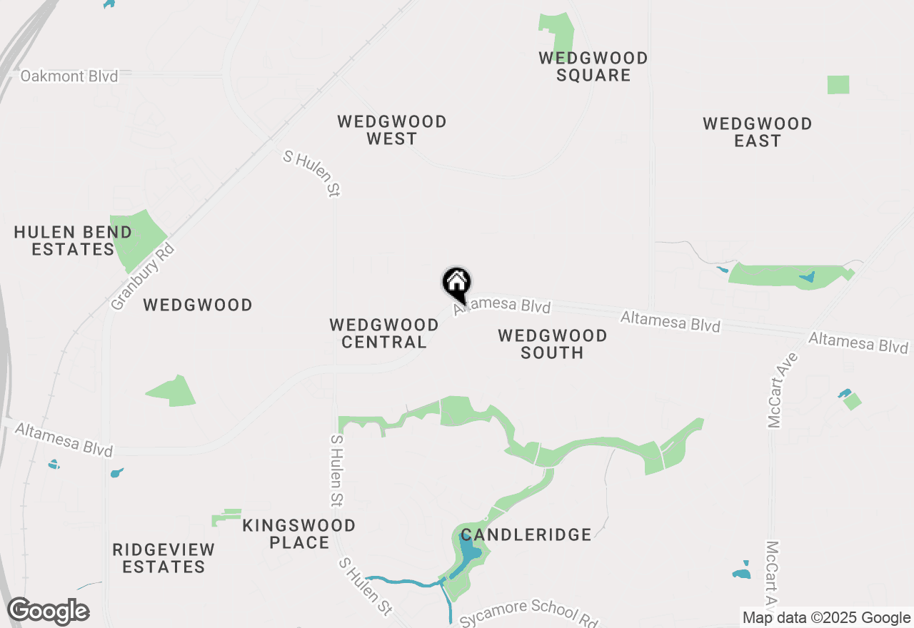 Map of 4401 Altamesa Boulevard, Fort Worth, TX 76133