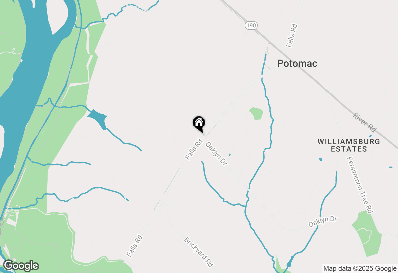 Map of 9400 Falls Road, Potomac, MD 20854