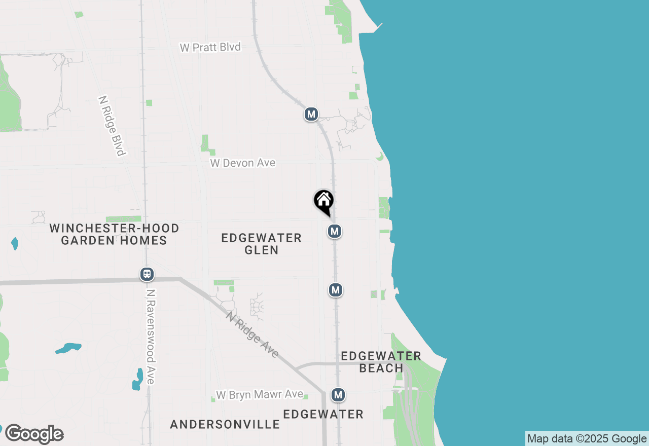 Map of 6167 N Broadway Street, Chicago, IL 60660