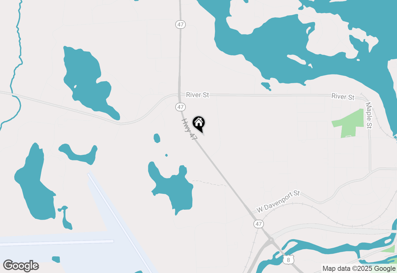 Map of 3610 S Highway 47, Rhinelander, WI 54501