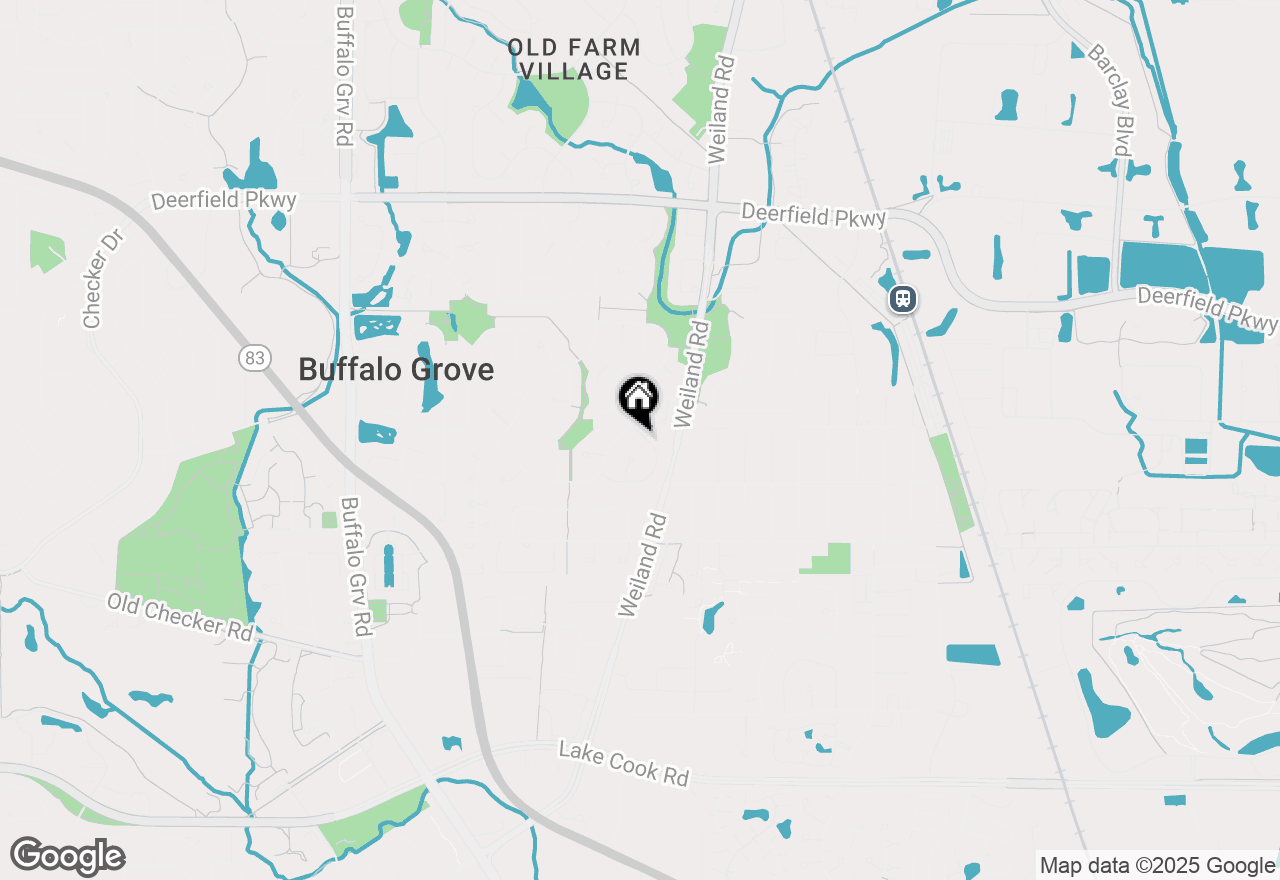 Map of 620 Cobblestone Lane, Buffalo Grove, IL 60089