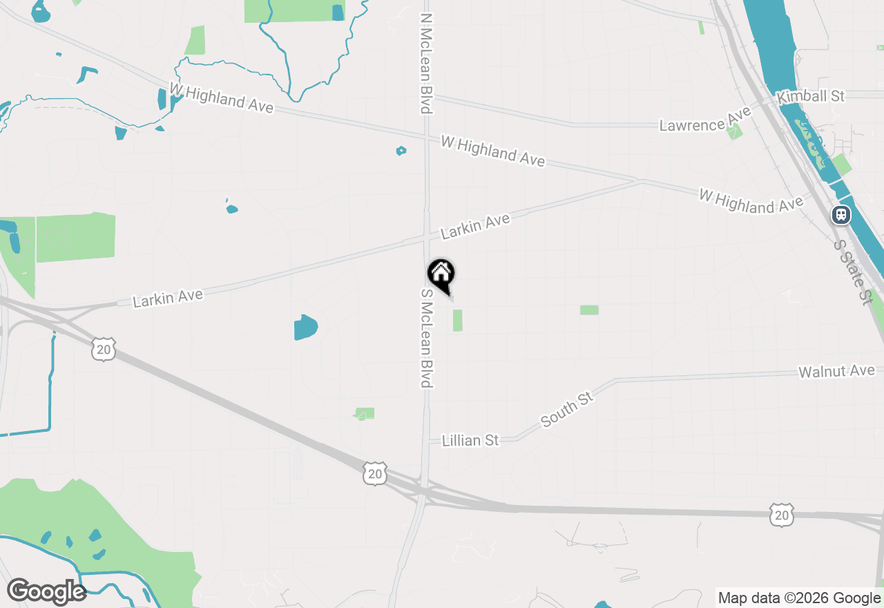 Map of 84 S Weston Avenue, Elgin, IL 60123