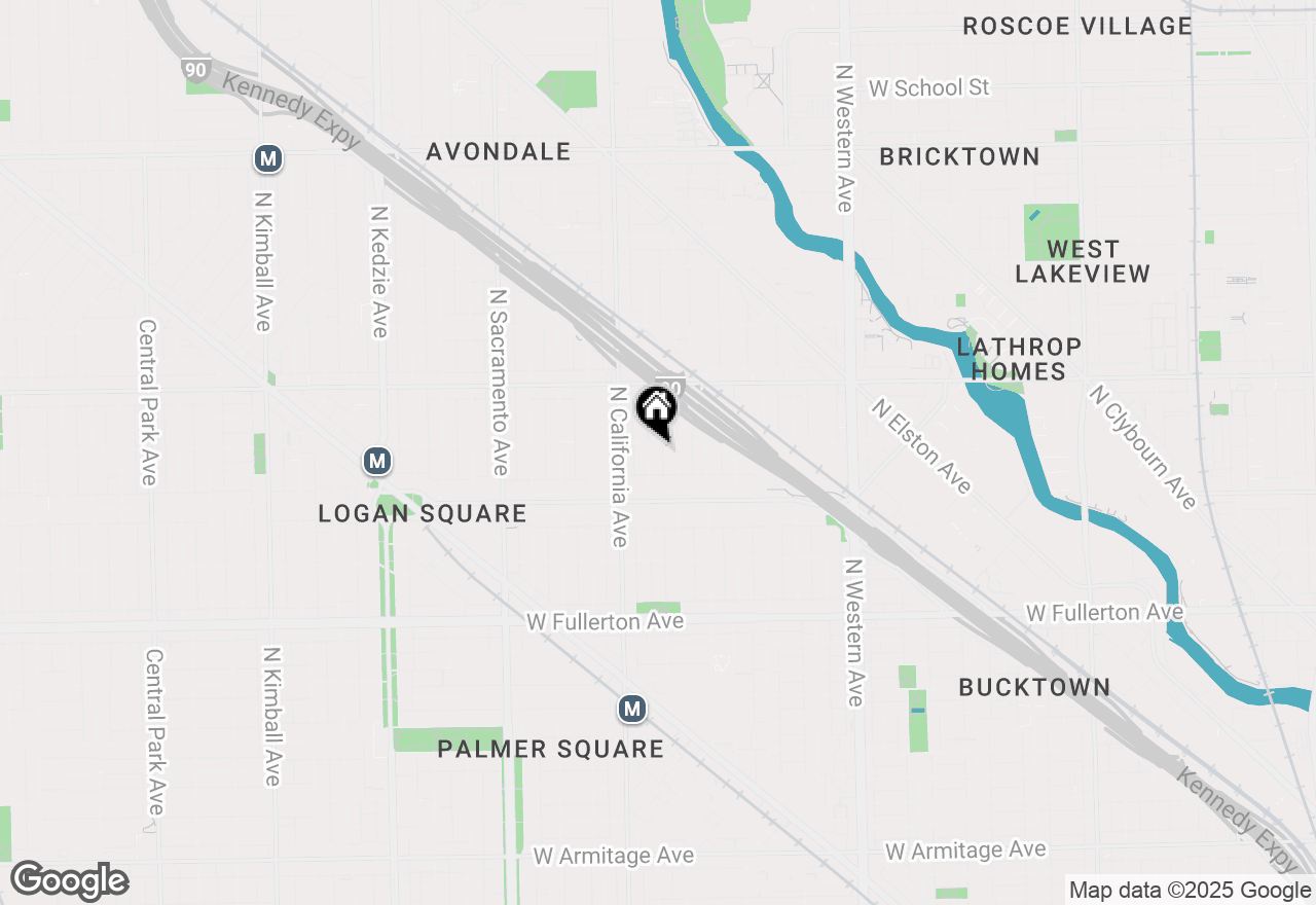 Map of 2641 N Fairfield Avenue #1, Chicago, IL 60647