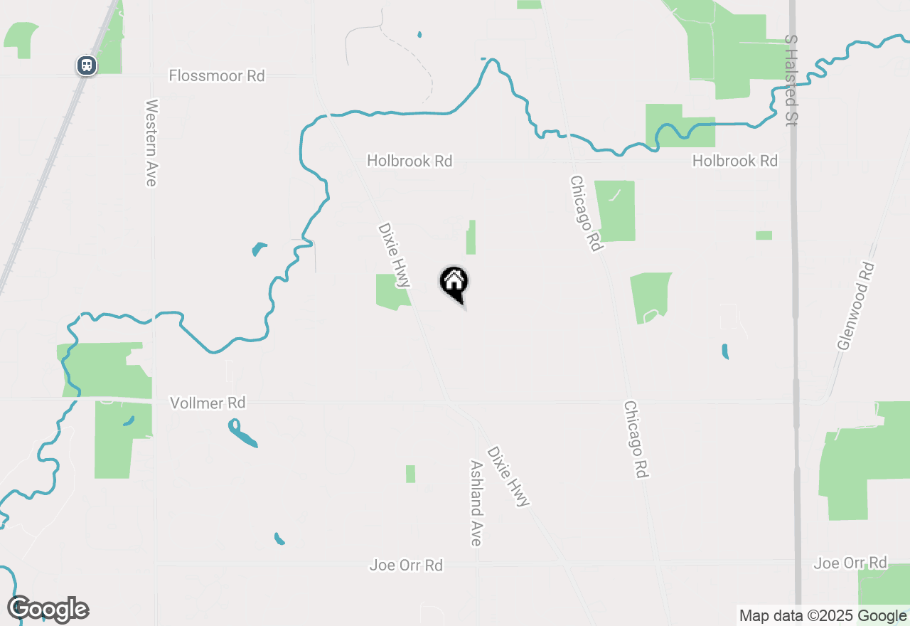 Map of 1630 Tina Lane, Flossmoor, IL 60422