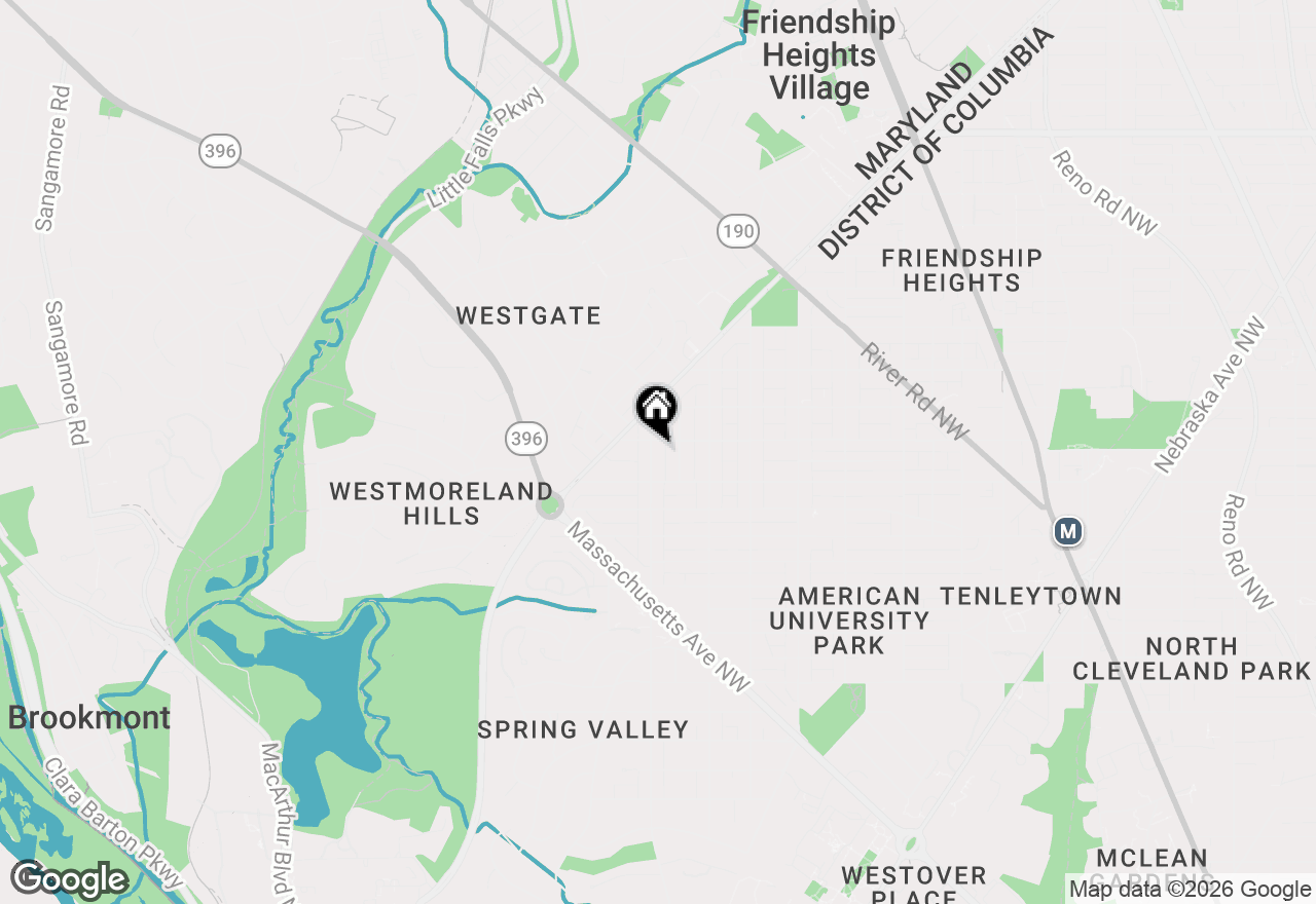 Map of 4631 49th Street Nw, Washington, DC 20016