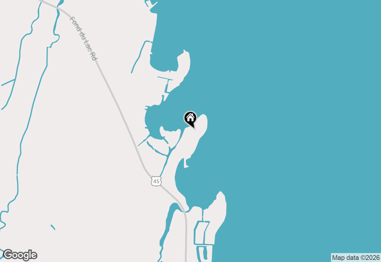 Map of 6121 Black Wolf Point Rd, Oshkosh, WI 54902