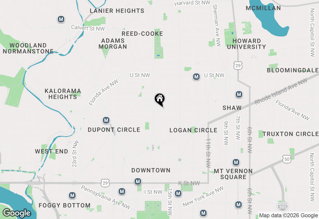 Map of 1514 R Street Nw, Washington, DC 20009