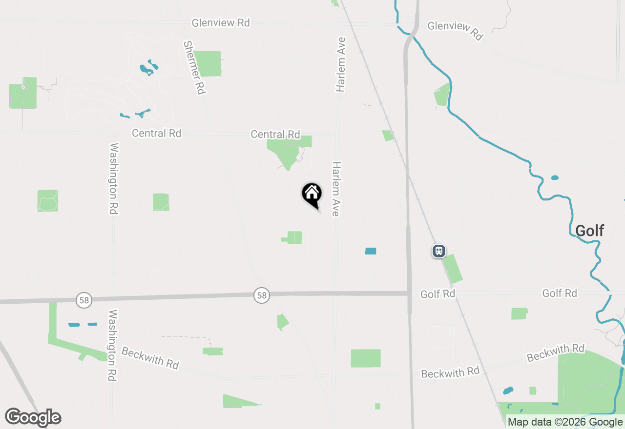 Map of 241 Lincoln Street, Glenview, IL 60025