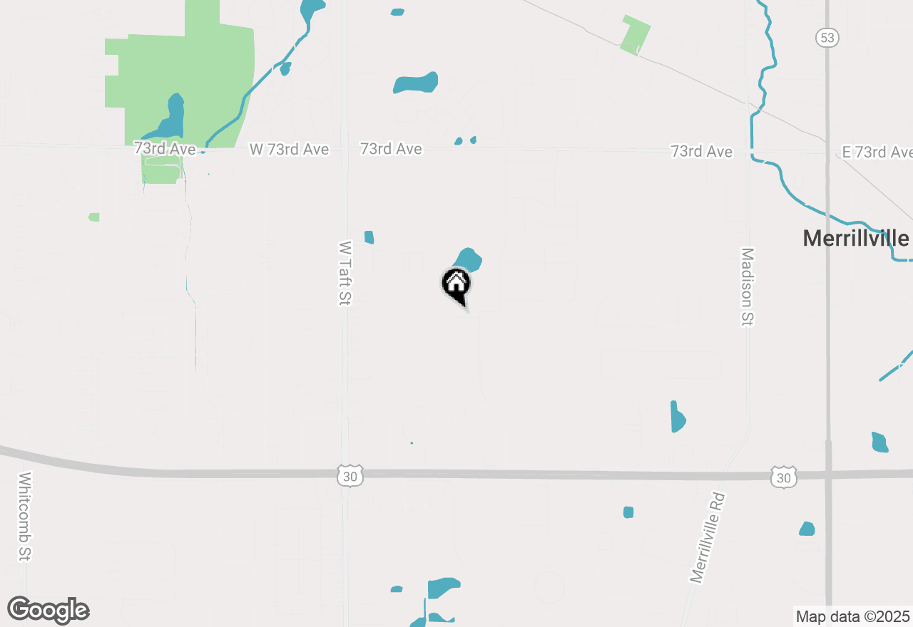 Map of 7710 Grant Street #L, Merrillville, IN 46410