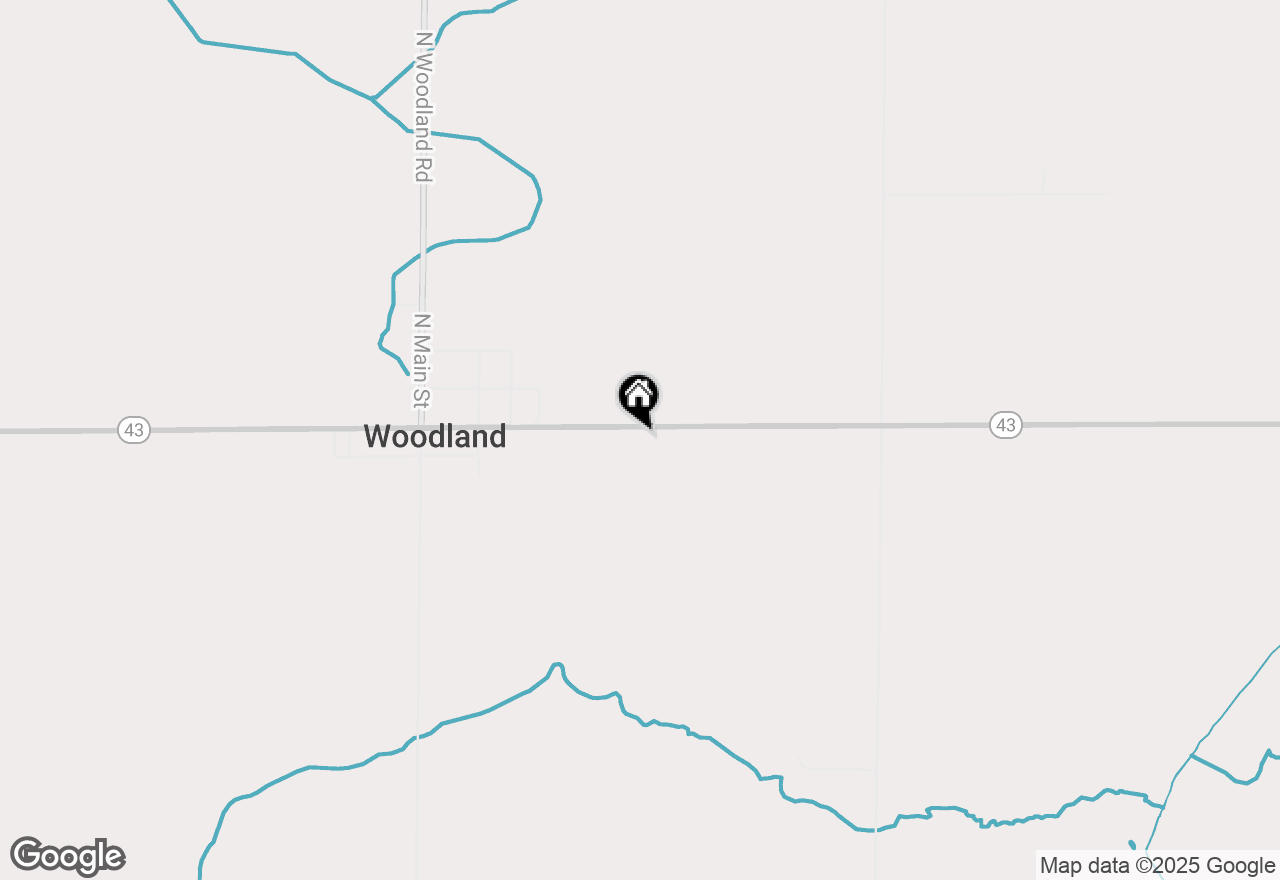 Map of 8490 E Carlton Center Road, Woodland, MI 48897