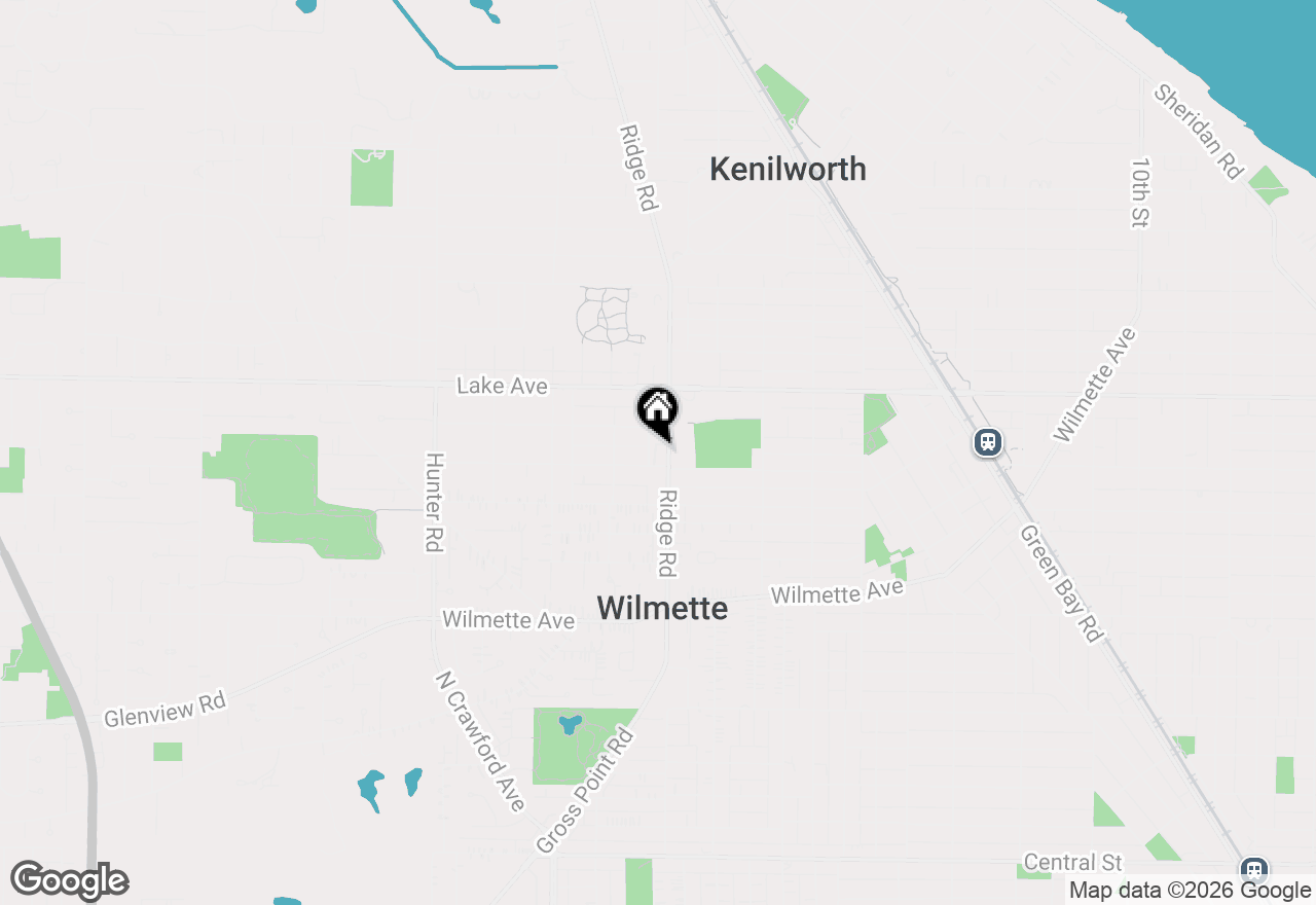 Map of 701 Ridge Road #2B, Wilmette, IL 60091