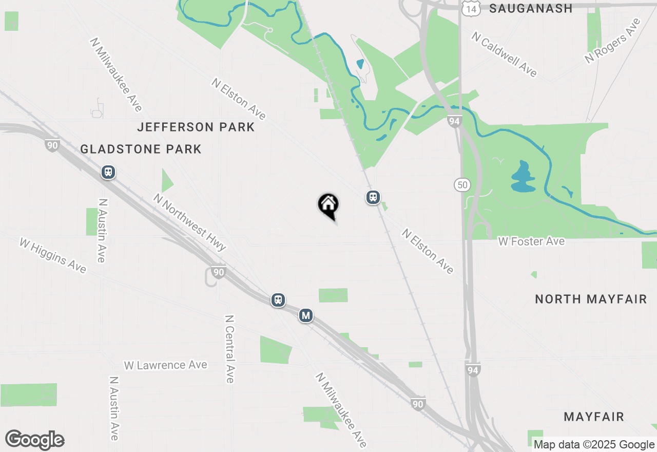 Map of (Address confidential), Chicago, Illinois 60630