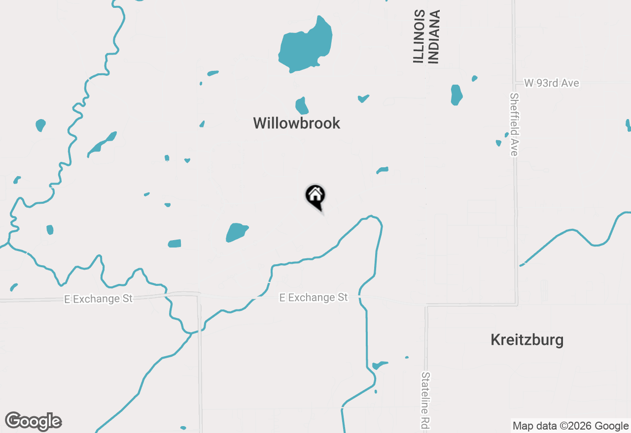 Map of 24804 S Oak Lane, Crete, IL 60417