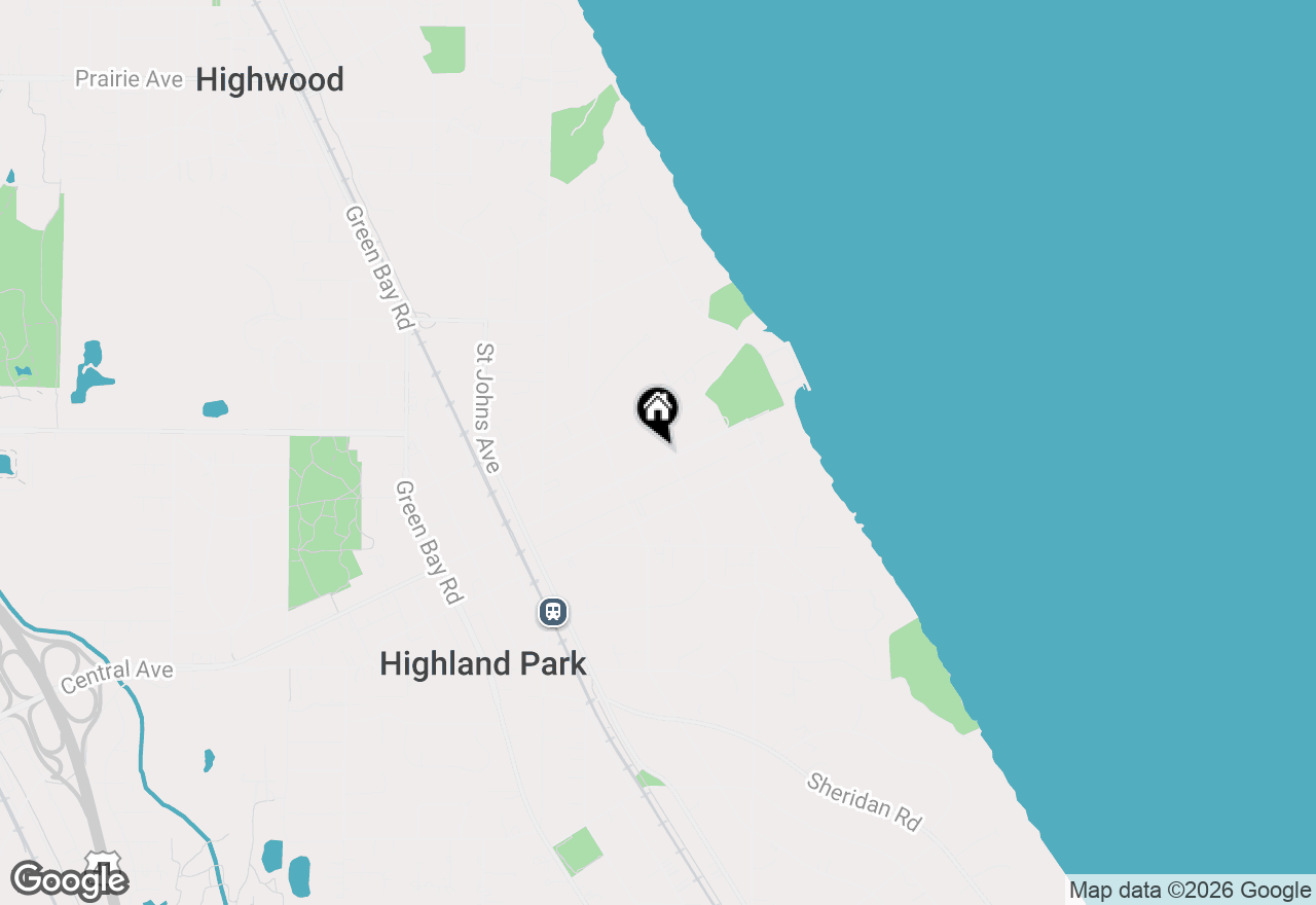Map of 251 Central Avenue, Highland Park, IL 60035