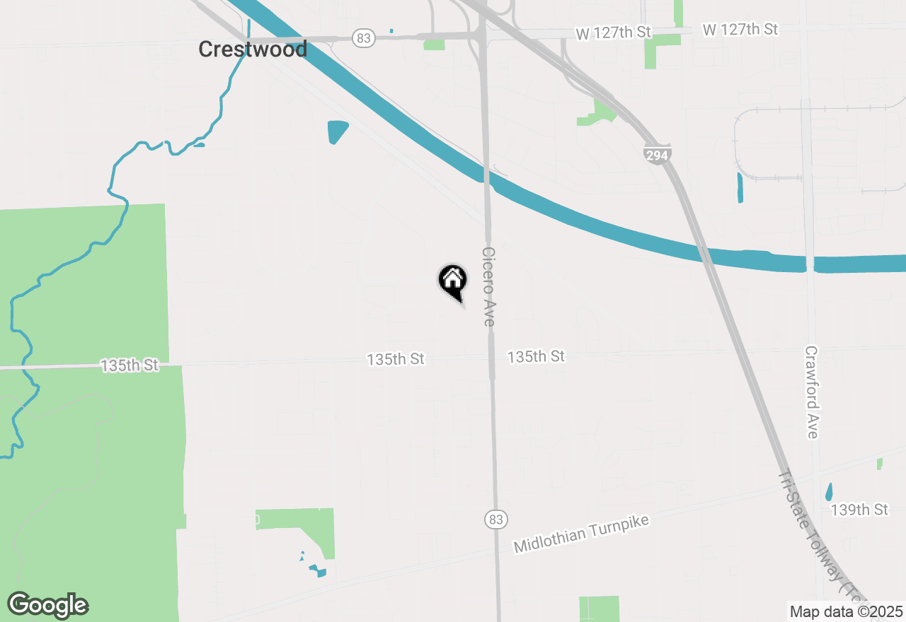 Map of 4926 134th Street #209, Crestwood, IL 60418