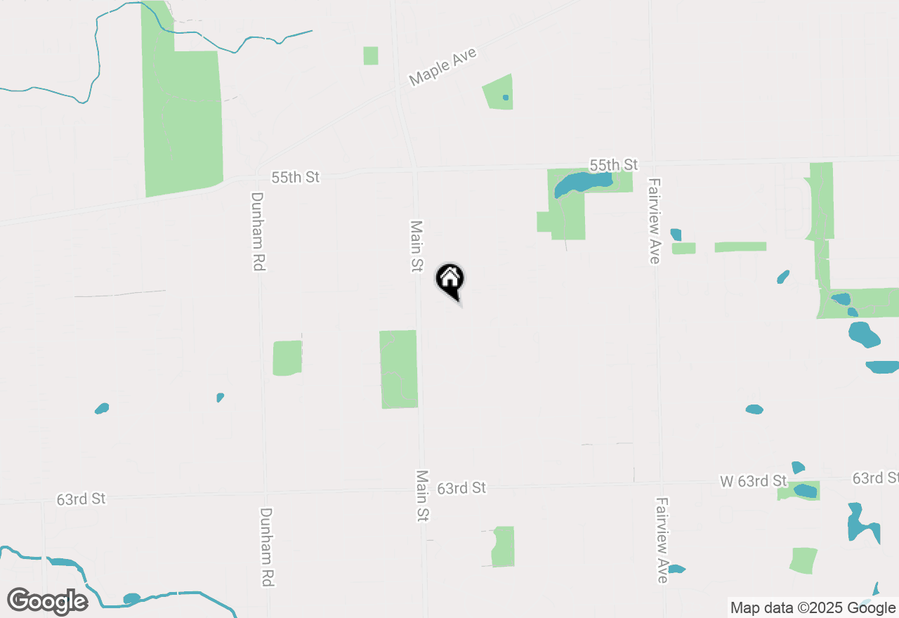 Map of 5825 Webster Street, Downers Grove, IL 60516