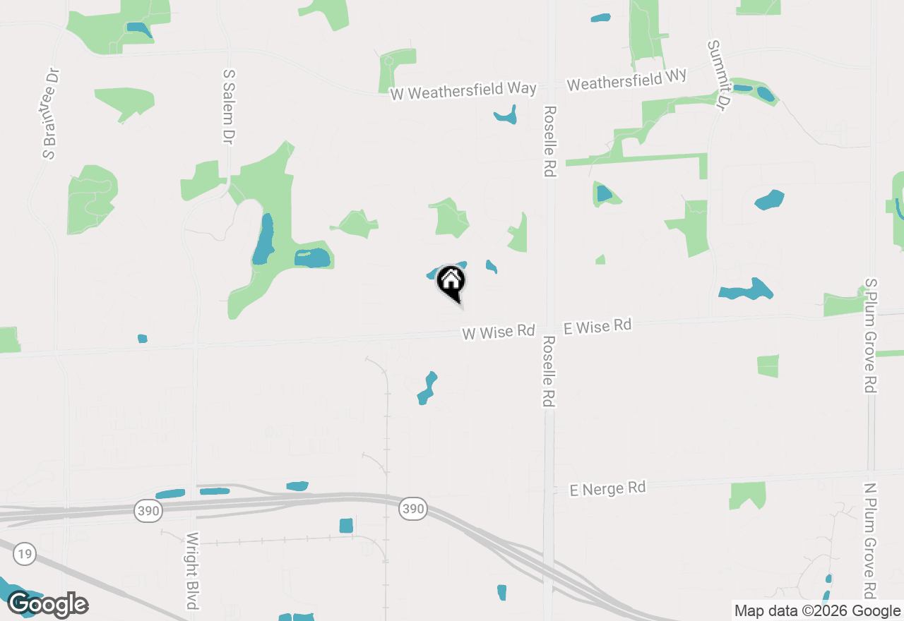 Map of 247 Mary Drive #14564, Schaumburg, IL 60193