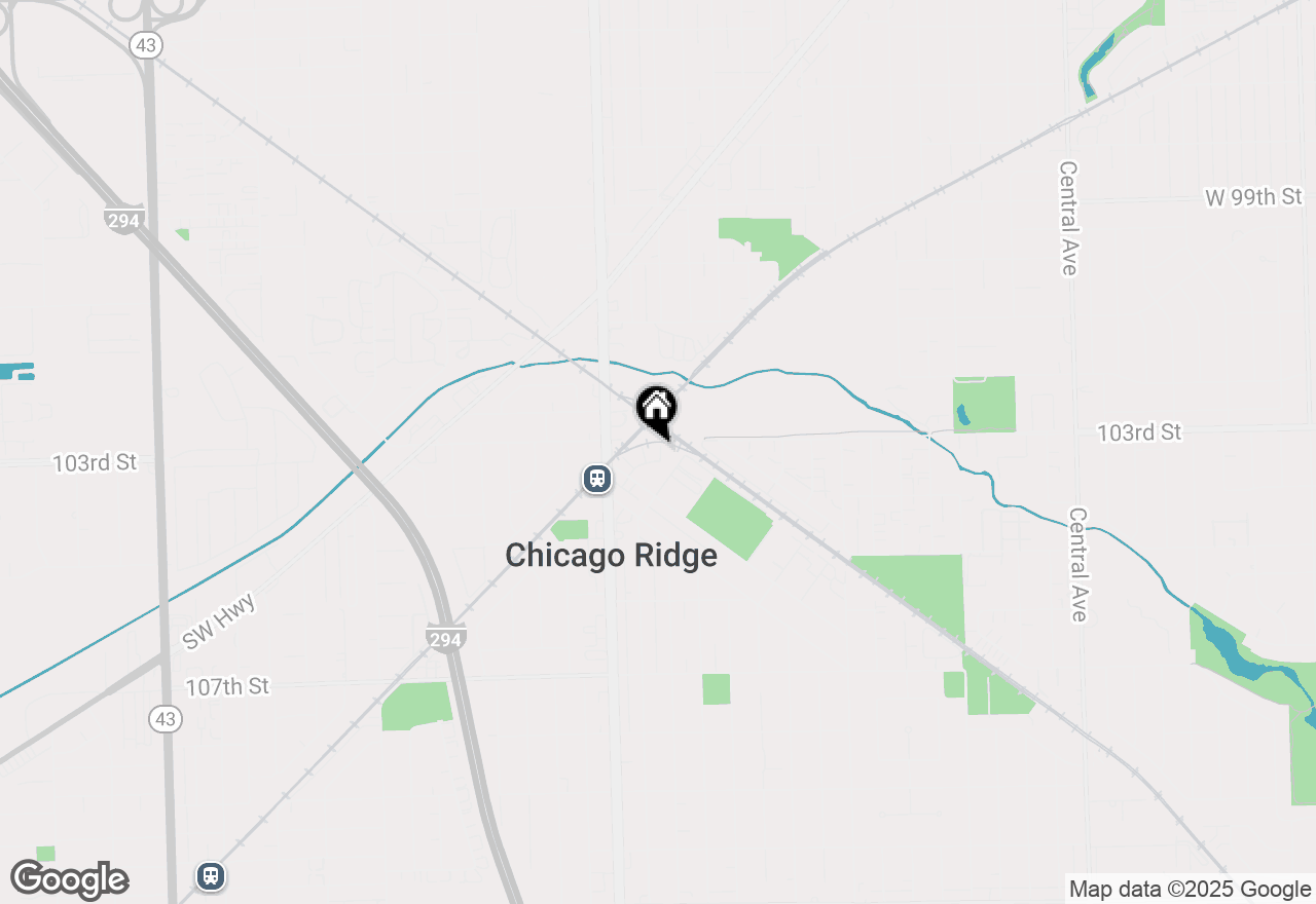 Map of 10306 Kerry Ridge Court, Chicago Ridge, IL 60415