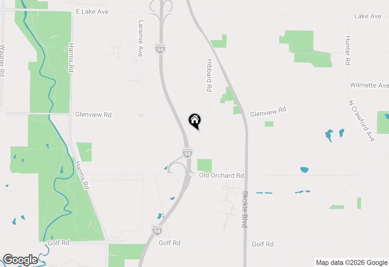 Map of 146 Millbrook Lane, Wilmette, IL 60091