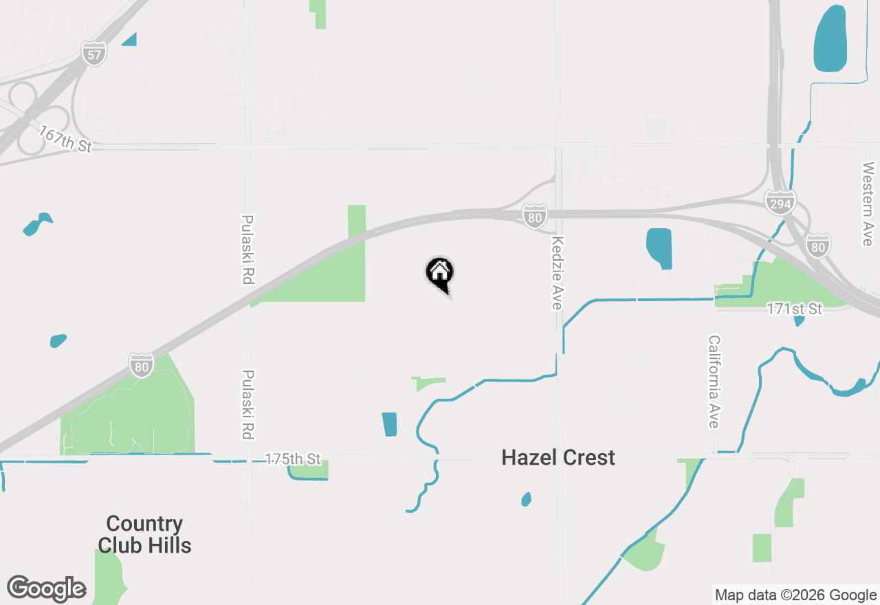 Map of 3500 Laurel Lane, Hazel Crest, IL 60429