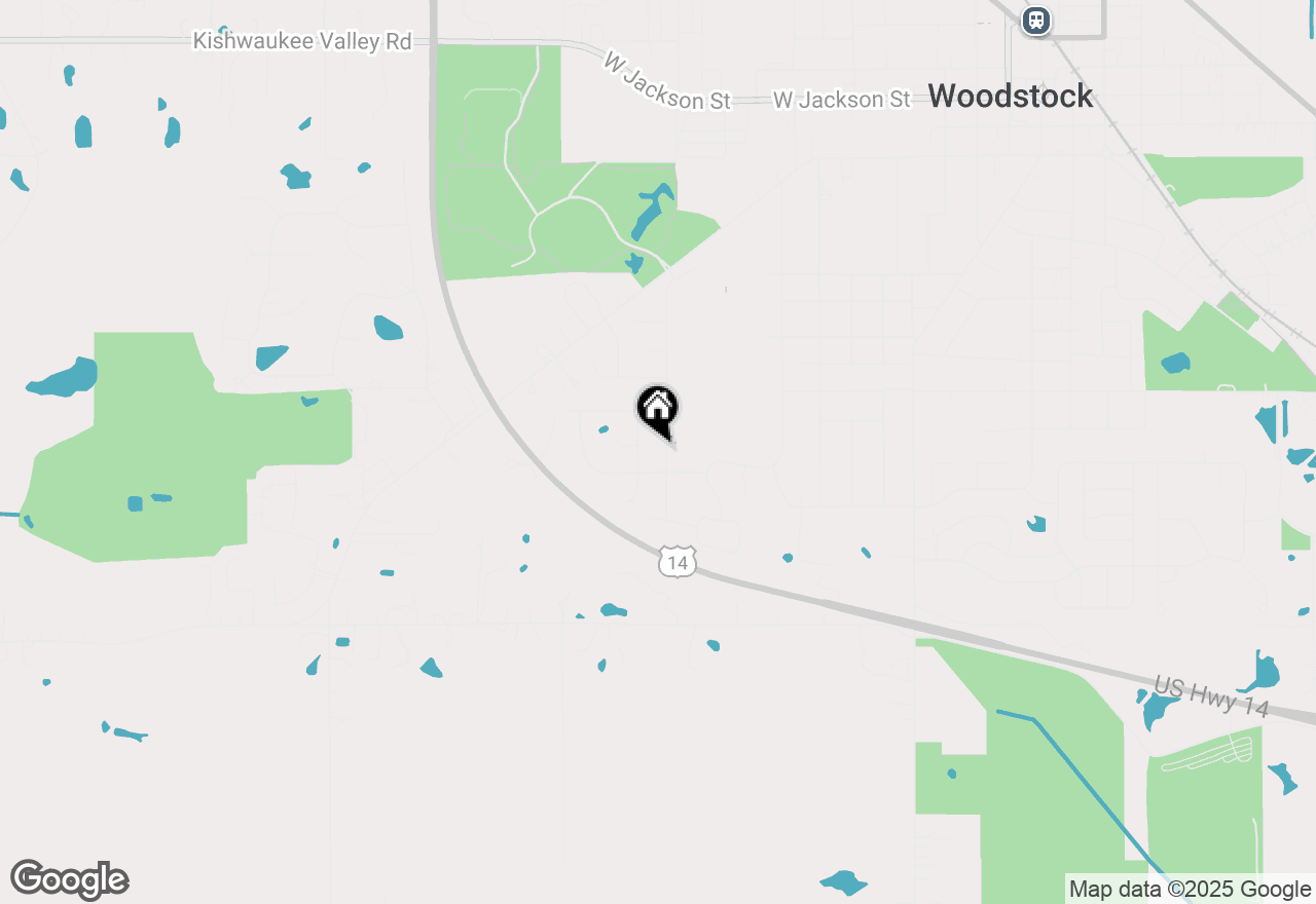 Map of 1250 Tara Drive, Woodstock, IL 60098