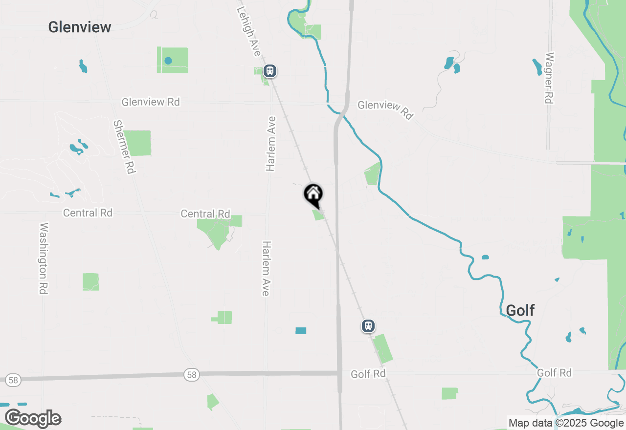 Map of 1042 W Central Road, Mount Prospect, IL 60056