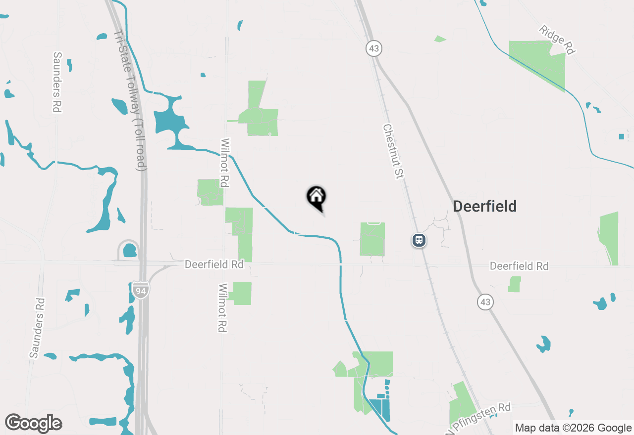 Map of 927 Holly Court, Deerfield, IL 60015