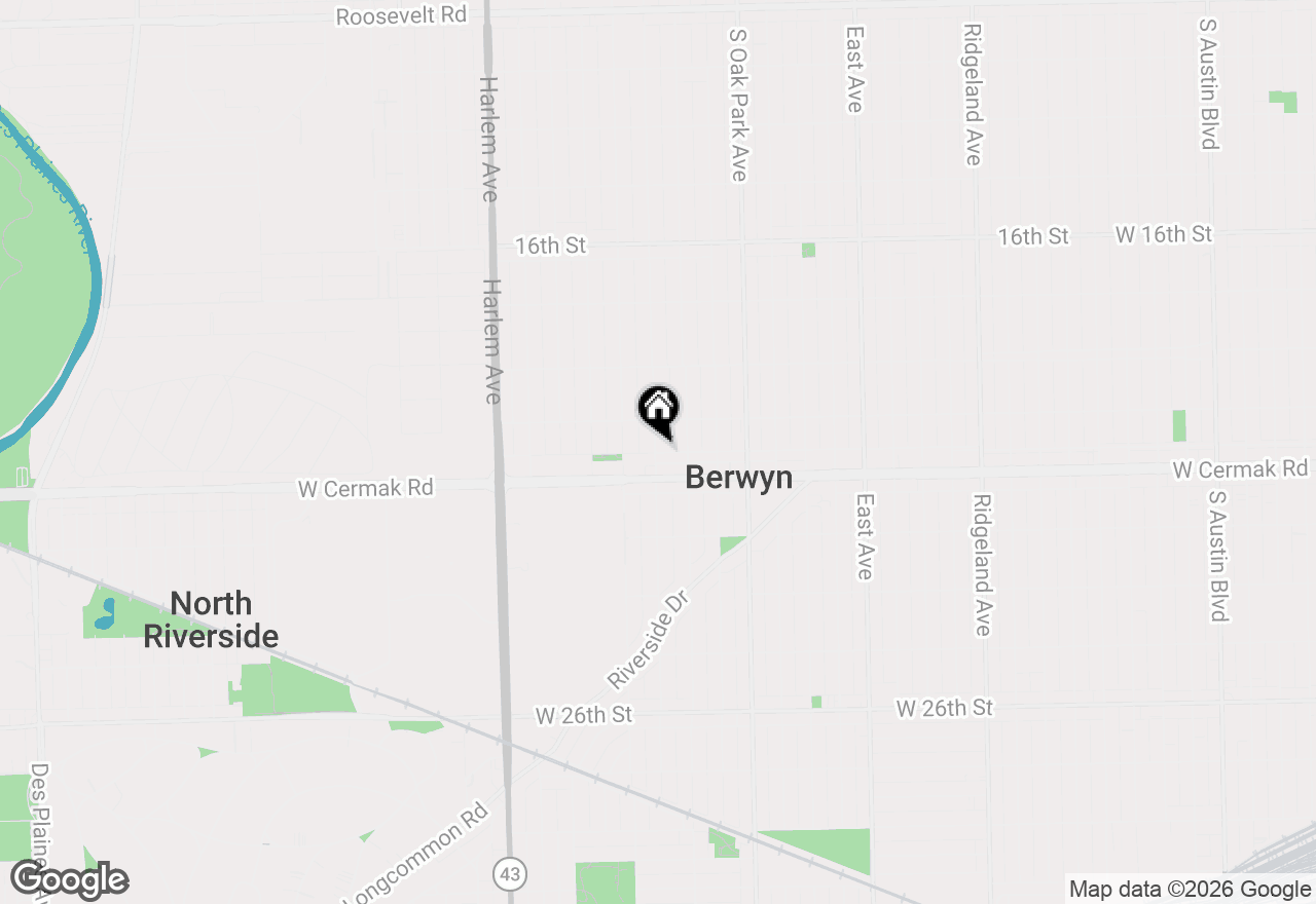 Map of 2101 S Clinton, Berwyn, IL 60402