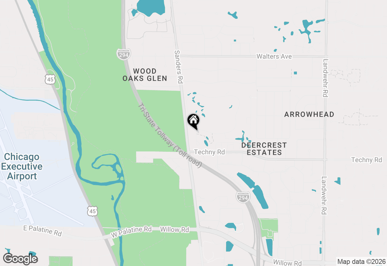 Map of 1846 Mission Hills Lane, Northbrook, IL 60062