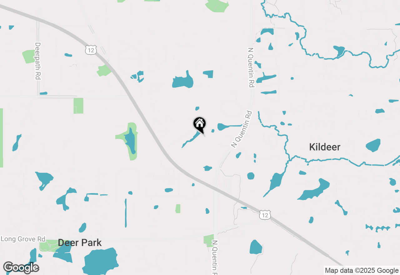 Map of 21206 N Highwood Road, Kildeer, IL 60047