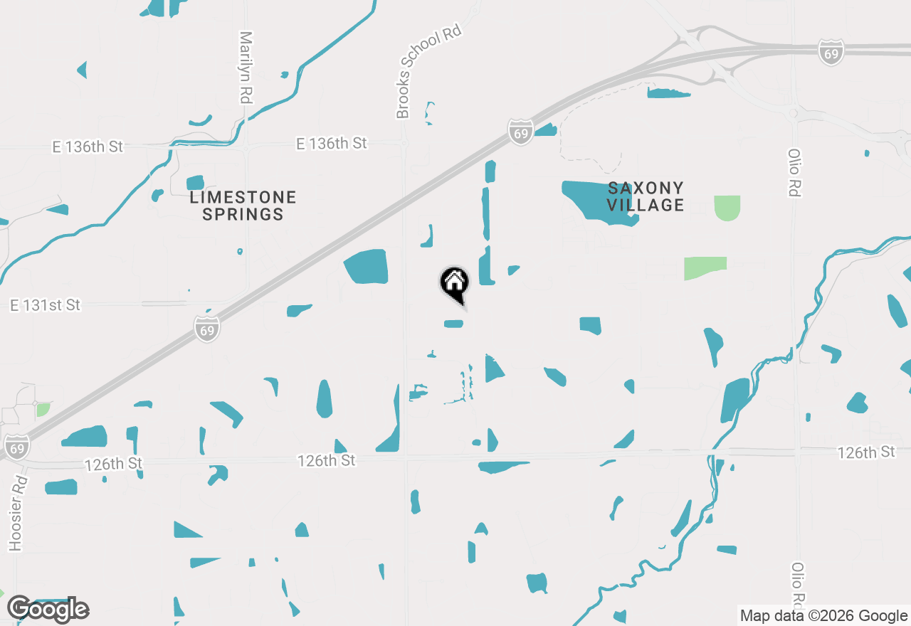 Map of 12663 Brookdale Drive, Fishers, IN 46037