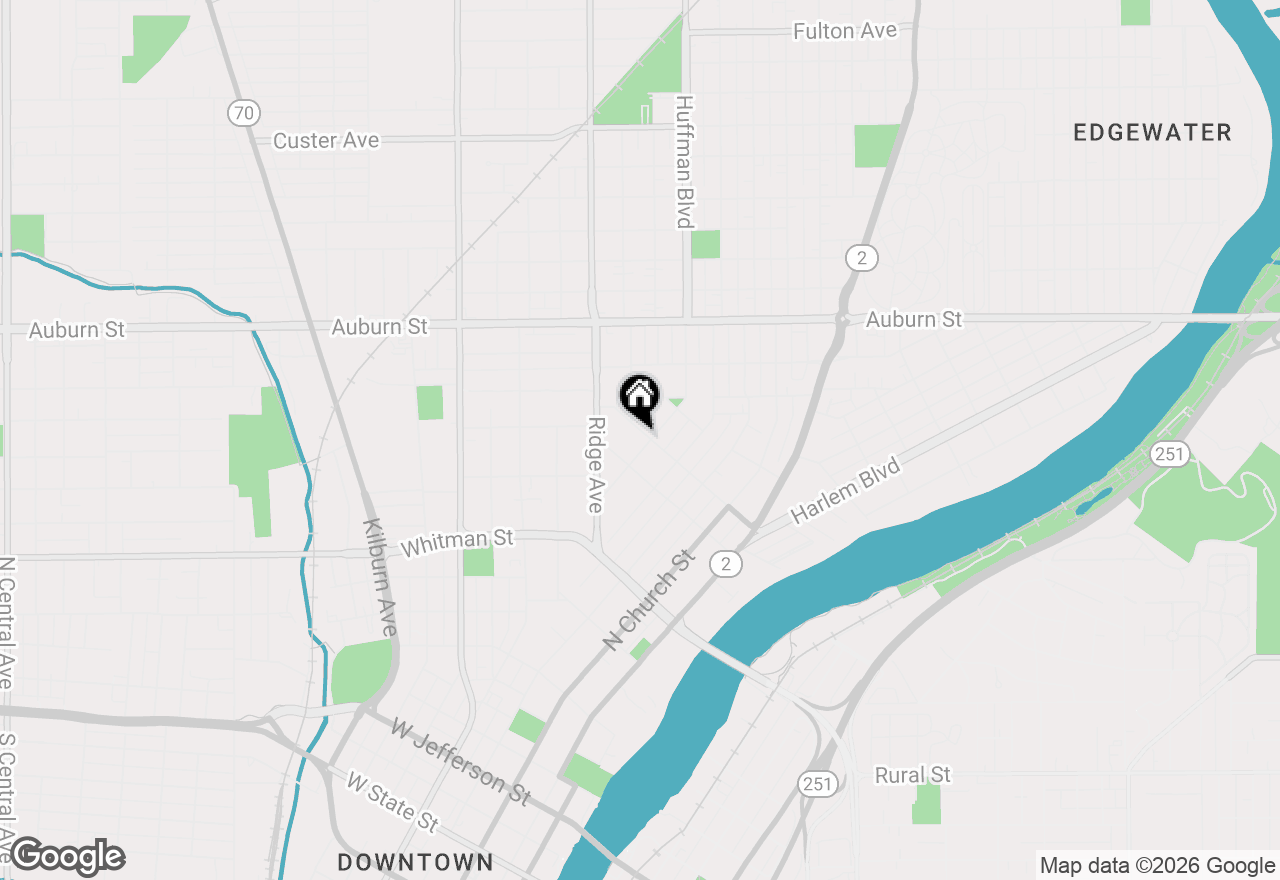 Map of 706 John Street, Rockford, IL 61103