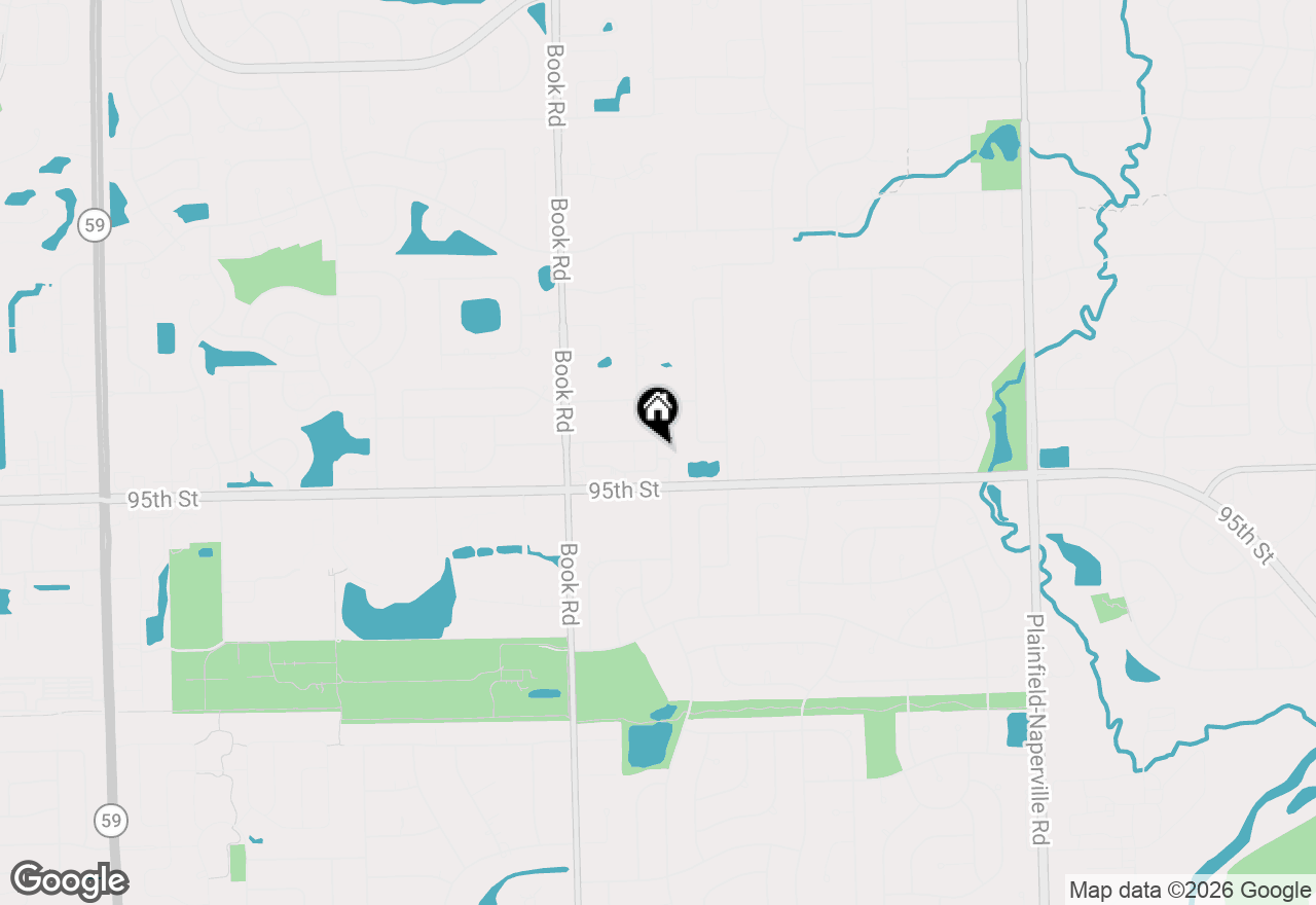 Map of 1863 Tamahawk Lane, Naperville, IL 60564