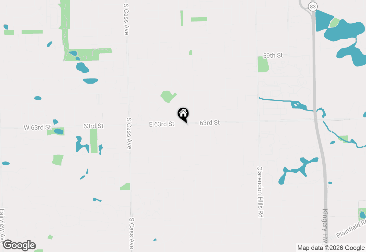 Map of 1205 Charleston Court, Westmont, IL 60559